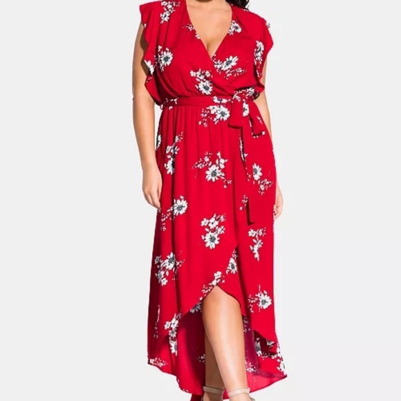 CITY CHIC Res Floral Love Maxi Dress XL/22 NWT - Picture 9 of 10